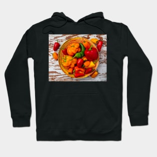 Basket Full Of Sweet Peppers Hoodie